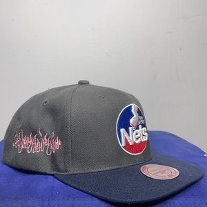 Retro New Jersey Nets Snap Back (Custom Patches)